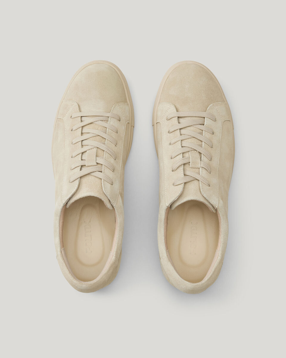 Classic suede leather sneaker, Neutral, hi-res